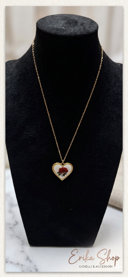 Collana cuore di Fiori