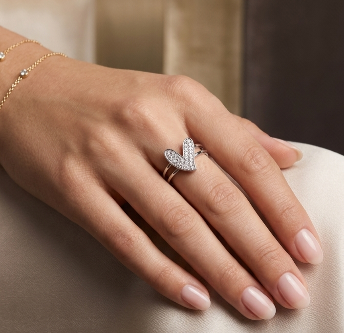 Anello cuore