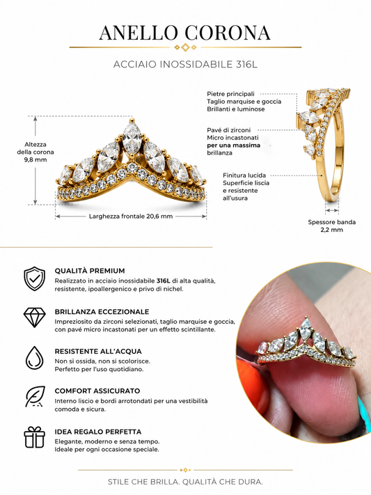 Anello Tiara
