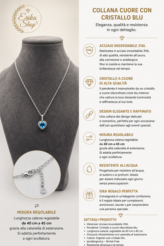 Collana cuore degli Abissi