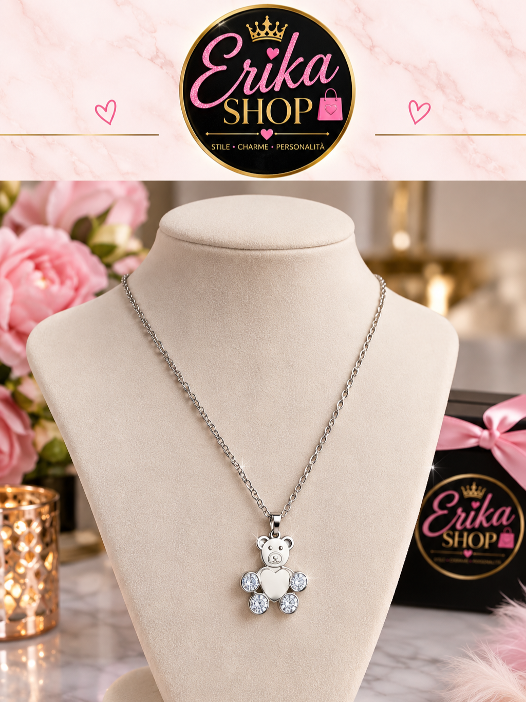 Collana Teddy Doré