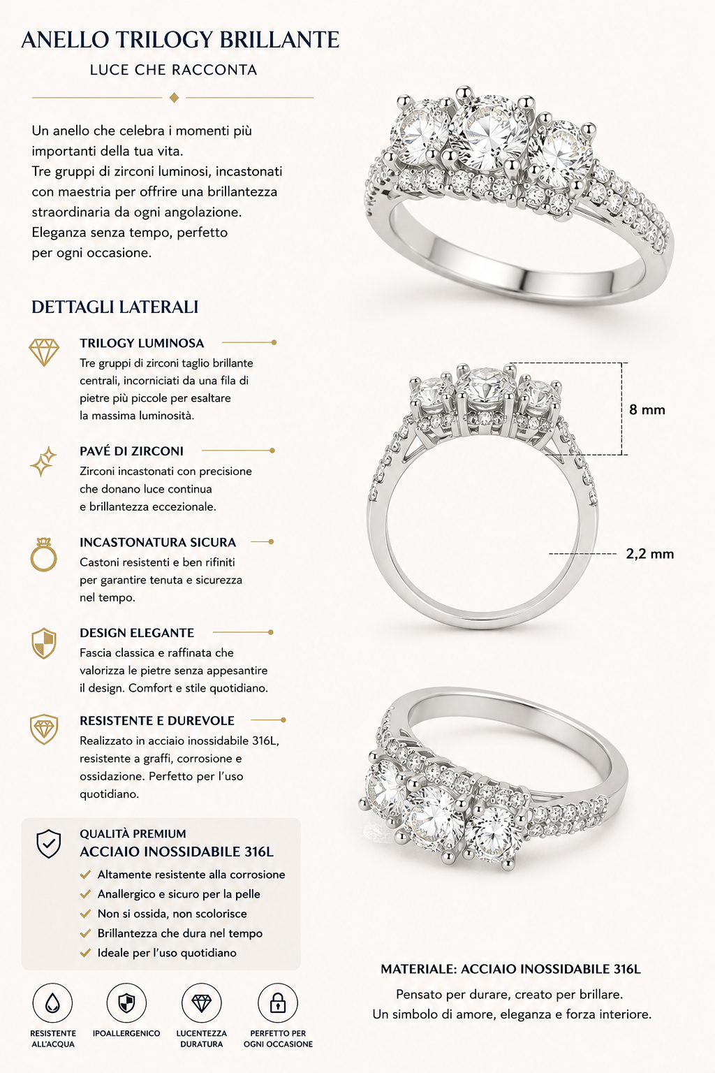 Anello Trilogy Luxe