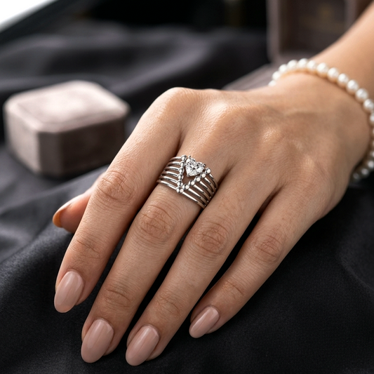 Anello Cuore di fascia