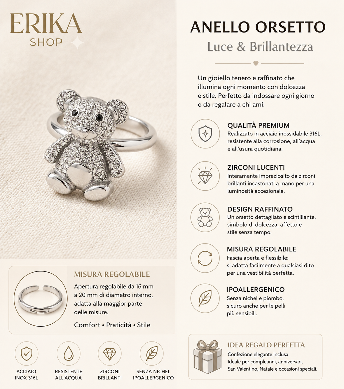 Anello Teddy
