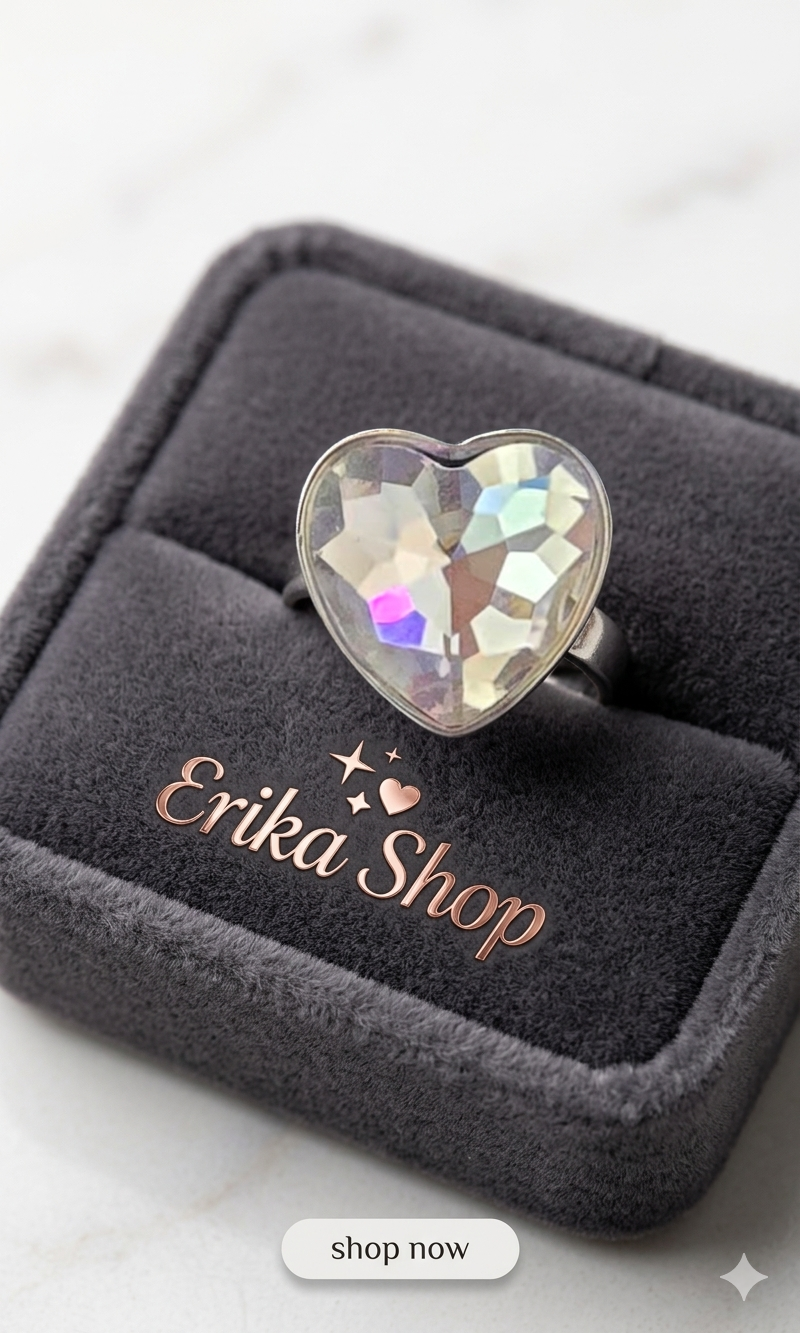 Anello cuore luminoso