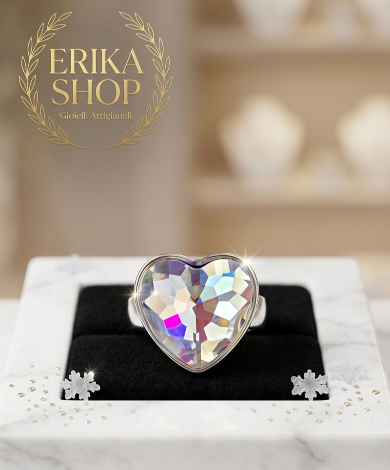 Anello cuore luminoso